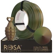 3D plastikas PET-G Magic Army (Green-Beige-Bronze) 1kg refill Rosa3D