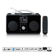 Internet DAB+/FM radio with Bluetooth® Remote Control and rechargable battery Black