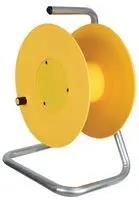 EMPTY CABLE STORAGE DRUM, YELLOW