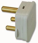 15A FUSED ROUND PIN PLUG (5A FUSED)