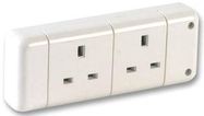 TRAILING SOCKET, 2WAY, WHITE