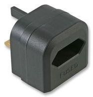 BATTERY CHARGER ADAPTOR, 3A BLACK