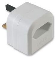 BATTERY CHARGER ADAPTOR, 3A WHITE