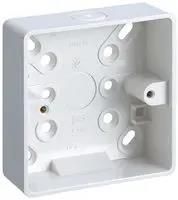 BOX, 1GANG, PVC, 32MM, SURFACE MOUNT