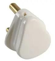 MAINS PLUG, ROUND PIN 5A