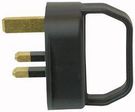 EASY PULL PLUG, MAINS, BLACK, 3A