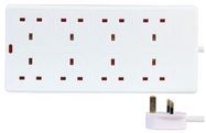 POWER STRIP, 8 OUTLET, 13A, 250V, 1M