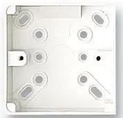 PVC SURFACE BOX, 1 GANG, 1X PUSH-OUT