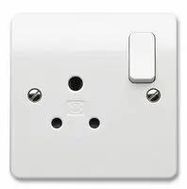 SOCKET SWITCHED 5A 1G ROUND PIN