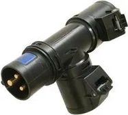 T CONNECT 1 IN 2 OUT 230V BLACK