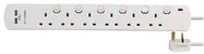 PWR OUTLET STRIP, 6 OUTLET, 13A, 240VAC