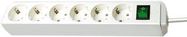 POWER OUTLET STRIP, 6 OUTLET, 3M, 230V