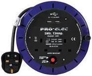 CASSETTE REEL, 2-GANG, 13A WITH USB 5M