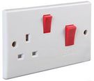 COOKER CONTROL SWITCH, 13A SOCKET CURVE