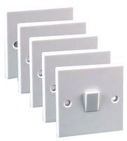 LIGHTSWITCH 1 GANG 1 WAY 5-PK