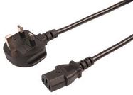 LEAD UK PLUG TO IEC C13 10A BLK 5M