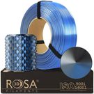 3D plastikas PLA tripusė mėlyna/grafito/plieno (Storm Shadow) 1.75mm 1kg refill pakuotė Rosa3D