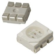 Šviesos diodas 5x5mm PLCC6 raudonas 120° 1900mcd 60mA