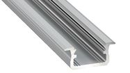 LED Profile LUMINES type B silver anodized 1 m