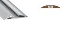 Aluminum profile for LED strips plokščias, RETO, 1m LUMINES