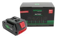 Akumuliatorius Li-Ion 18V 5Ah skirtas Bosch GBA180LED GSR 185-LI GSB 18V-65 PATONA