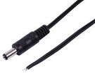 LEAD 2.1MM DC PLUG TO BARE END 3M