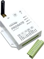 GSM gate controller Topcode PROGATE 4G (800 users, control by calls, SMS, Seranova mobile application)