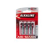 Alkaline batteries LR6 (AA) 1.5V 2800mAh ANSMANN (4vnt blister)