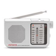 Карманный FM/AM радиоприемник с разъемом 3,5 мм, серебристый
