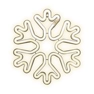 Неоновая светодиодная гирлянда CHRISTMAS SNOWFLAKE белая FLNE20 Forever Light