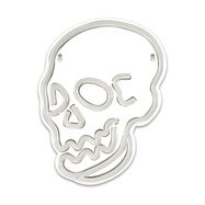 Неоновая светодиодная подсветка SKULL белая + USB FPNE07 Forever Light