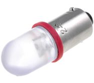 Signalinė lemputė LED BA9s 24V raudona