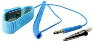 ESD WRIST STRAP, BLUE, ADJUSTABLE, 1.82M
