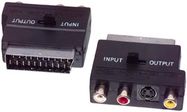 Переходник SCART-3RCA+SVHS с переключателем