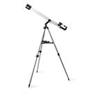 Telescope | Aperture: 50 mm | Focal length: 600 mm | Finderscope: 5 x 24 | Maximum working height: 125 cm | Tripod | Black / White