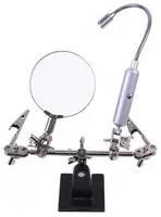 HELPING HAND WITH LIGHT & MAGNIFIER