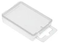 STORAGE BOX, 1 COMPARTMENT, TRANSPARENT