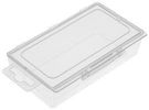 STORAGE BOX, 1 COMPARTMENT, TRANSPARENT