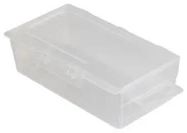 STORAGE BOX, 1 COMPARTMENT, TRANSPARENT