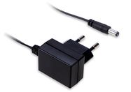 6W single output power supply 48V 0.125A plug in adaptor, 5.5x2.1mm, high reliable, extreme small, wall-mounted, Industrial, Mean Well
