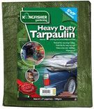 HEAVY DUTY TARPAULIN - GREEN 6X9FT