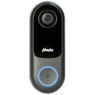 Smart Wi-Fi doorbell with camera, suitable for home automation Black