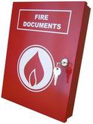 DOCUMENT BOX A4 FIRE RED