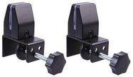 PANEL CLAMPS, TOP-EDGE MNT, BLACK PR