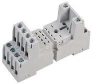 RELAY SOCKET, 14 PIN, 6A, DIN RAIL