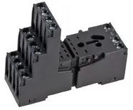 14-PIN INDUSTRIAL RELAY BASE, BLACK