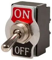 SWITCH, TOGGLE, SPST OFF-ON, SO