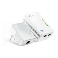 Interneto kartotuvas Powerline 600Mbit/s su RJ45 prievadu ir Wi-Fi 300Mbit/s kartotuvu