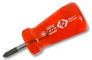 SCREWDRIVER, STUBBY, PZ1 X 25MM