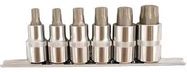 TORX PLUS BIT SET, 1/2 IND, 6PC